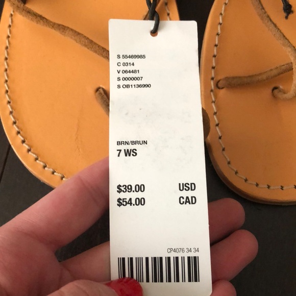 NWT Urban Outfitters Brown Suede Wrap Sandal - Picture 3 of 9